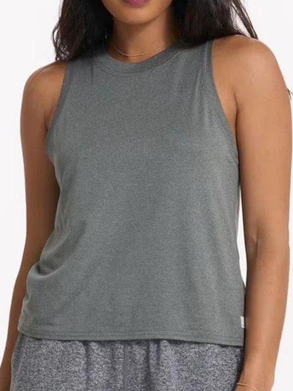 Vuori Energy Tank Top  Gray Large